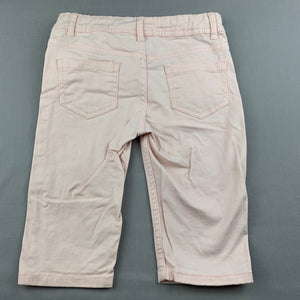 Girls B Collection, cropped stretch cotton pants, adjustable, Inside leg: 24cm, EUC, size 5,  