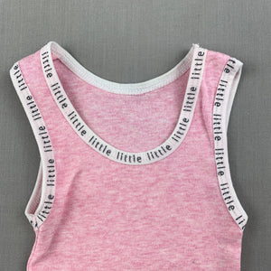 Girls Kids & Co, pink cotton singlet top, GUC, size 0000,  