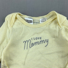 Load image into Gallery viewer, Girls Carters, striped cotton bodysuit / romper, FUC, size 000,  