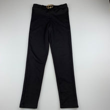 Load image into Gallery viewer, Girls KID, black casual pants, elasticated, Inside leg: 57.5cm, EUC, size 8,  