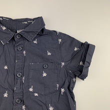 Load image into Gallery viewer, Boys Anko, cotton short sleeve shirt, palm trees, GUC, size 3,  