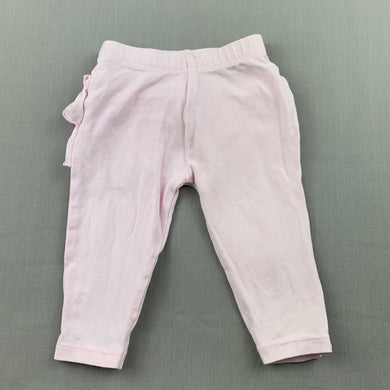 Girls Dymples, pink stretchy ruffle leggings / bottoms, GUC, size 000,  