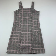Load image into Gallery viewer, Girls Mango, checked lightweight dress, EUC, size 8, L: 67cm