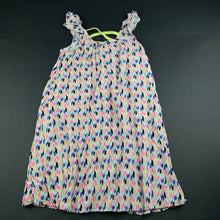Load image into Gallery viewer, Girls Target, lightweight summer casual dress, GUC, size 6, L: 61cm