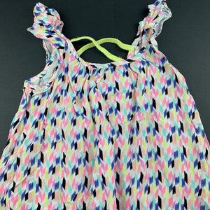 Girls Target, lightweight summer casual dress, GUC, size 6, L: 61cm