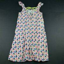 Load image into Gallery viewer, Girls Target, lightweight summer casual dress, GUC, size 6, L: 61cm