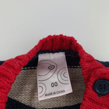 Load image into Gallery viewer, Boys Target, knitted cotton sweater / jumper, owl, EUC, size 00,  