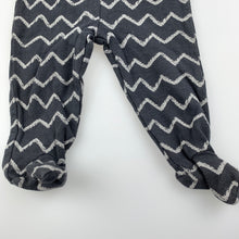 Load image into Gallery viewer, unisex Kids &amp; Co, dark grey cotton footed leggings / bottoms, EUC, size 00000,  
