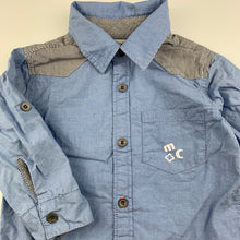 Load image into Gallery viewer, Boys Marie Claire, lightweight cotton long sleeve shirt, GUC, size 1,  