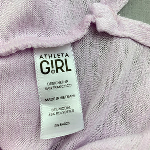 Girls Athleta Girl, lilac lightweight activewear top, FUC, size 12,  