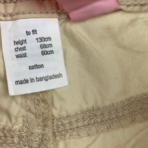 Girls Pink Sugar, lightweight cotton shorts, W: 59cm, FUC, size 8,  