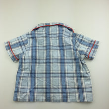 Load image into Gallery viewer, Boys Thomas &amp; Friends, blue cotton pyjama top, EUC, size 1