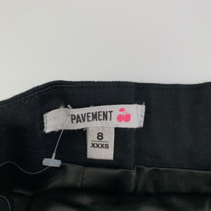 Girls Pavement, lined black shorts, adjustable, EUC, size 8,  
