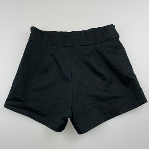 Girls Pavement, lined black shorts, adjustable, EUC, size 8,  