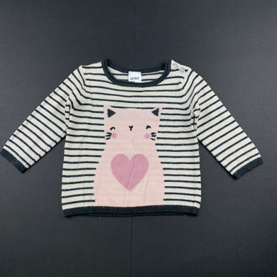 Girls Anko, soft feel lightweight knit sweater / jumper, FUC, size 00,  