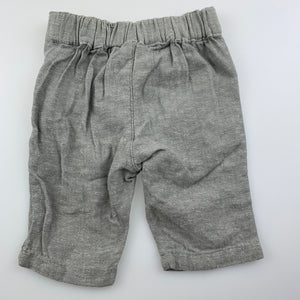 Boys Bebe By Minihaha, linen / cotton pants, adjustable, GUC, size 000,  