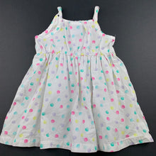 Load image into Gallery viewer, Girls All 4 Me, lightweight cotton summer dress, EUC, size 0, L: 40cm