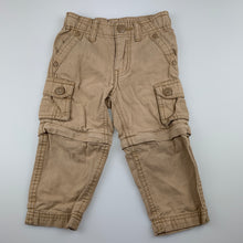 Load image into Gallery viewer, Boys Pumpkin Patch, cotton pants / shorts, zip off legs, adjustable, GUC, size 1,  
