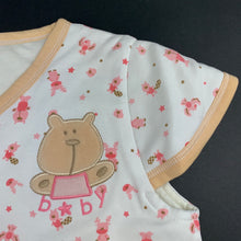 Load image into Gallery viewer, Girls Lucky Bear, wadded cotton vest / top, NEW, size 3,  
