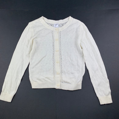 Girls Target, lightweight knitted cotton cardigan, EUC, size 5,  