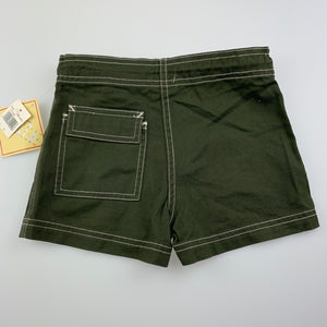 Girls Kids World, khaki cotton shorts, adjustable, NEW, size 4,  