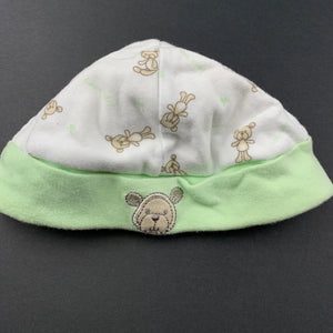 unisex Target, cotton beanie / hat, teddy bears, GUC, size 000-00,  