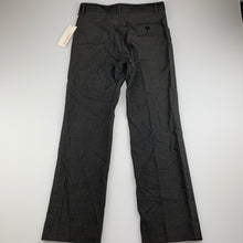 Load image into Gallery viewer, Boys Jacob &amp; Co, charcoal grey suit / formal pants, adjustable, Inside leg: 61cm, NEW, size 9,  