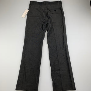 Boys Jacob & Co, charcoal grey suit / formal pants, adjustable, Inside leg: 61cm, NEW, size 9,  