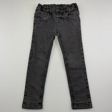Load image into Gallery viewer, Boys Kids &amp; Co, stretch denim jeans, adjustable, Inside leg: 36.5cm, GUC, size 2,  