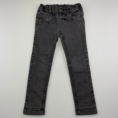 Boys Kids & Co, stretch denim jeans, adjustable, Inside leg: 36.5cm, GUC, size 2,  