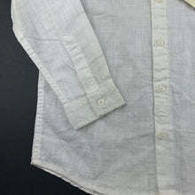 Load image into Gallery viewer, Boys LESRVIER, collarless cotton long sleeve shirt, NEW, size 10,  
