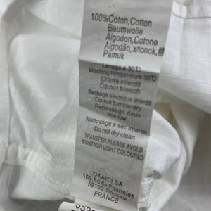 Boys LESRVIER, collarless cotton long sleeve shirt, NEW, size 10,  