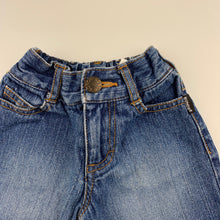 Load image into Gallery viewer, Boys Bonds, blue denim shorts / bottoms, elasticated, Inside leg: 13cm, GUC, size 000,  