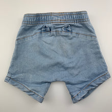 Load image into Gallery viewer, Boys Dymples, stretchy denim shorts, elasticated, FUC, size 00,  