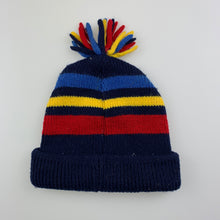 Load image into Gallery viewer, Boys knitted, hat / beanie, racing car, EUC, size 0-2,  