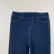 Load image into Gallery viewer, Girls Target, stretchy denim leggings, Inside leg: 51cm, EUC, size 6,  