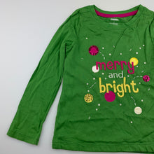 Load image into Gallery viewer, Girls Gymboree, green cotton long sleeve t-shirt / top, GUC, size 4,  