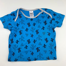 Load image into Gallery viewer, Boys Target, blue cotton t-shirt top, cactus, GUC, size 1,  