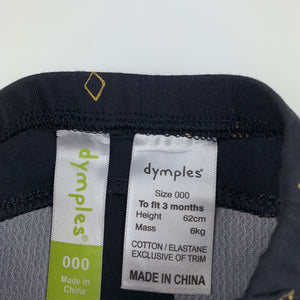 Girls Dymples, stretchy leggings, cats, EUC, size 000,  