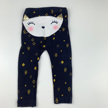 Load image into Gallery viewer, Girls Dymples, stretchy leggings, cats, EUC, size 000,  