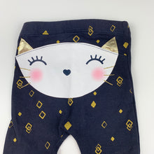 Load image into Gallery viewer, Girls Dymples, stretchy leggings, cats, EUC, size 000,  