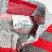 Load image into Gallery viewer, Boys Sprout, fleece lined zip up sweater, jumper, GUC, size 00,  