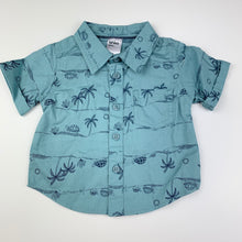 Load image into Gallery viewer, Boys Anko, cotton short sleeve shirt, tortoise, EUC, size 000,  