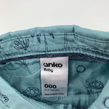 Load image into Gallery viewer, Boys Anko, cotton short sleeve shirt, tortoise, EUC, size 000,  