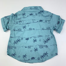Load image into Gallery viewer, Boys Anko, cotton short sleeve shirt, tortoise, EUC, size 000,  