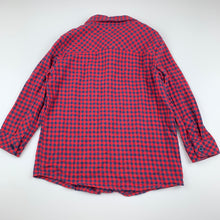 Load image into Gallery viewer, Boys B&amp;L, checked cotton long sleeve shirt, GUC, size 4,  