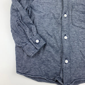 Boys Tilt, blue cotton long sleeve shirt, GUC, size 2,  