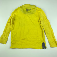 Load image into Gallery viewer, Boys Zara, yellow cotton long sleeve polo top, GUC, size 2,  