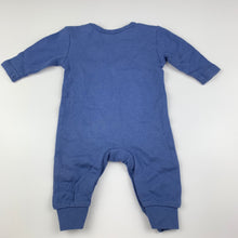 Load image into Gallery viewer, Boys Dymples, blue cotton romper, watch out world, EUC, size 0000,  