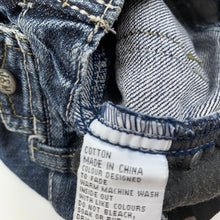 Load image into Gallery viewer, Boys Jack &amp; Milly, dark denim shorts, adjustable, GUC, size 0,  